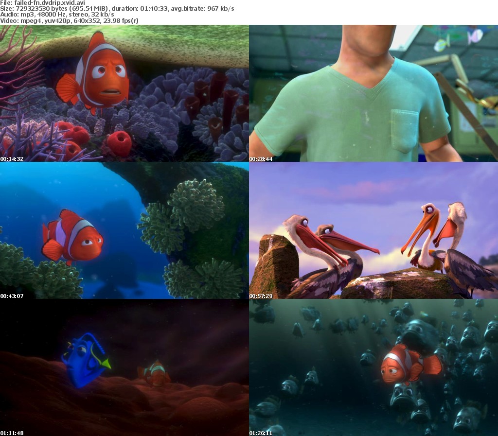 Finding Nemo 2003 iNTERNAL DVDRip XviD-FaiLED.