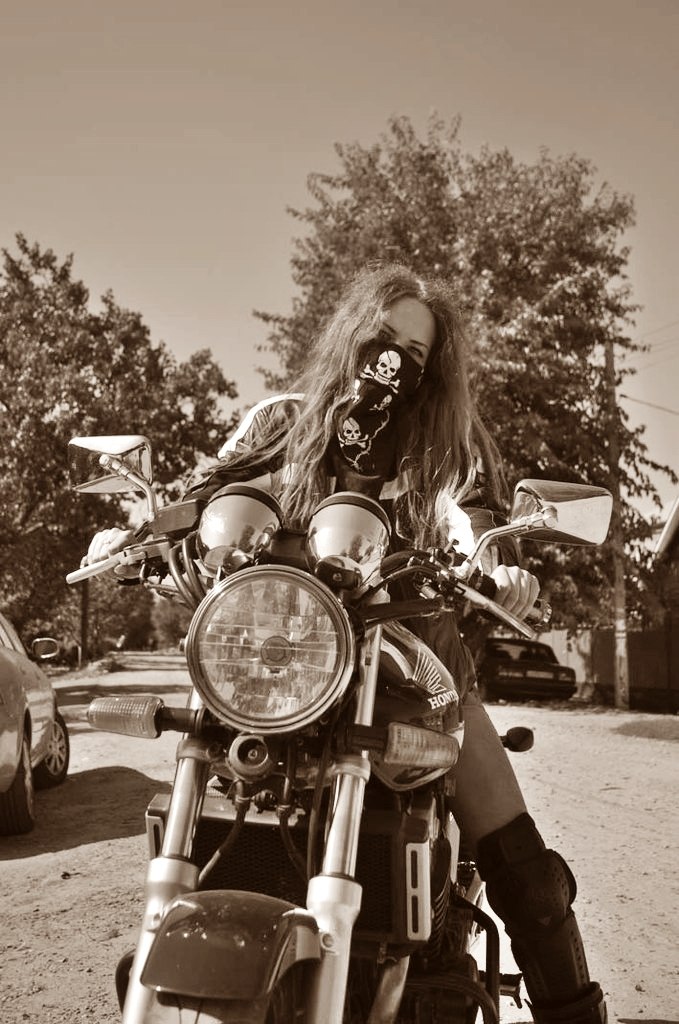 Hippie biker