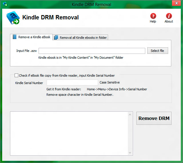 Kindle DRM Removal v4.23.10103.385  Ea8ac671340fce2e6c1811a6841c8505