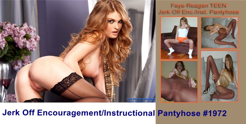Faye Reagan - Demanding Jerk Off Encouragement/Instructional Pantyhose #1972 / Инструктор по фитнесу красной чакры Фэй Рейган